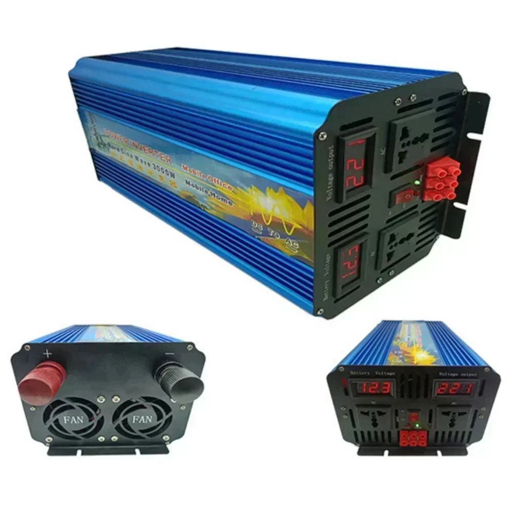 Inversor solar de onda senoida - Pure Sine Wave Inverter 5000W 48V 220V avaliação e preço
