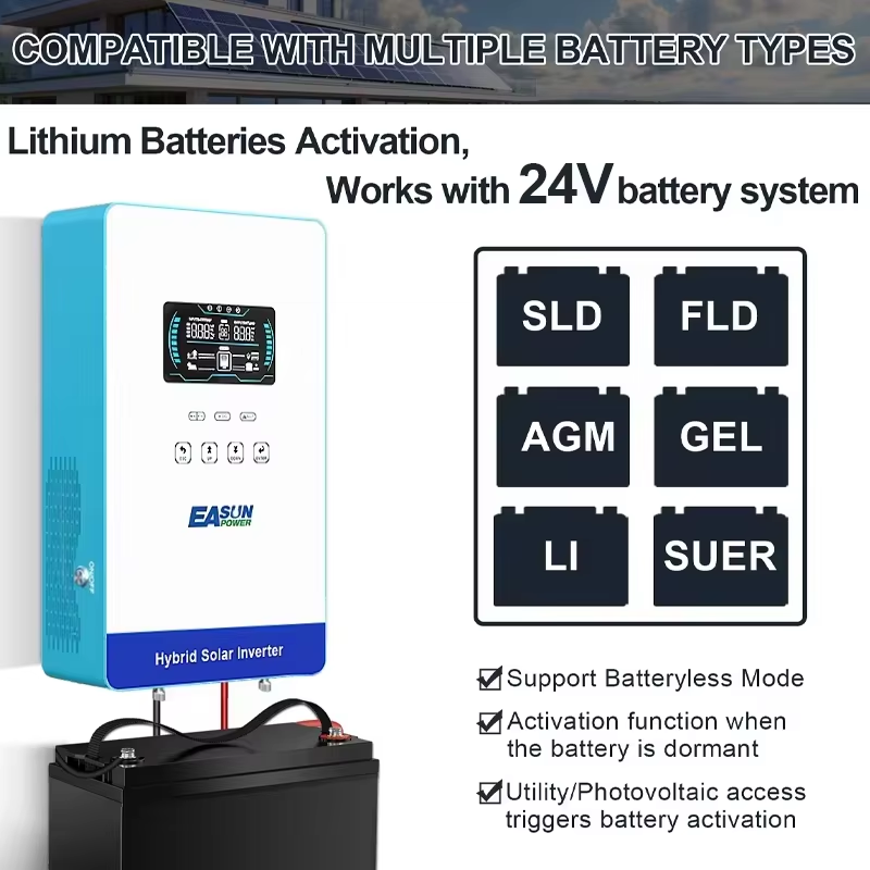 Inversor solar híbrido EASUN P - Grid Tie Inverter Limiter 2000W avaliação e preço