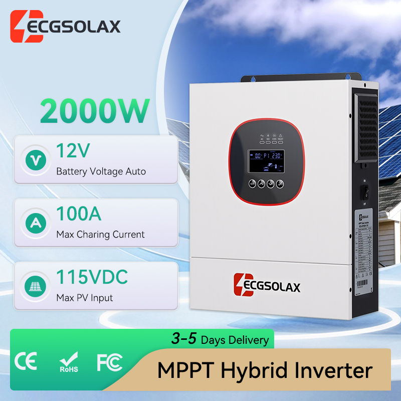 Inversor Solar Híbrido MPPT EC - Grid Tie Inverter Limiter 2000W avaliação e preço